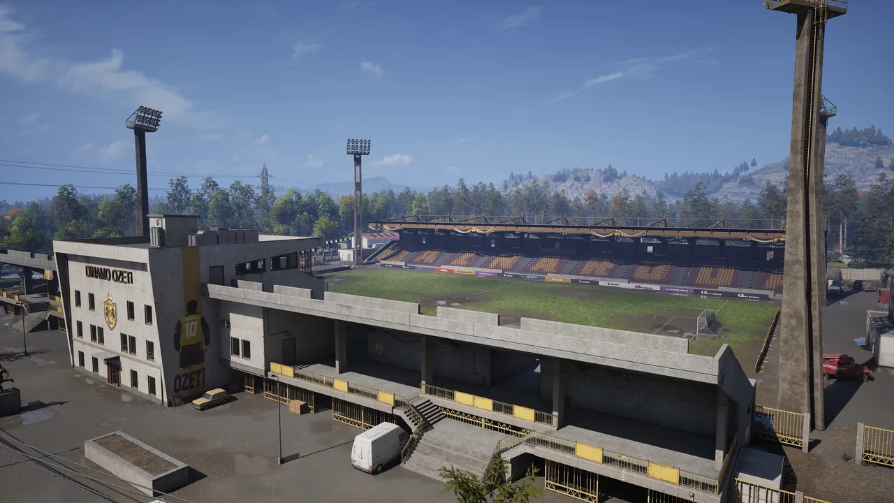 Ozeti stadium and surrounding landscape in WARDOGS